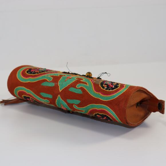 Mary Frances Beaded Embroidered Clutch – Missing Beads, Fair Condition - Picture 3 of 6